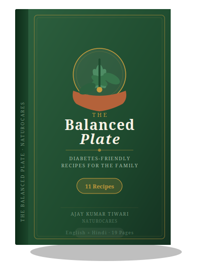 The Balanced Plate recipe book mockup
