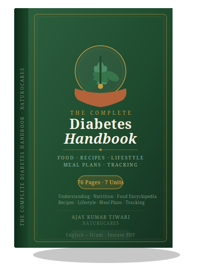 The Complete Diabetes Handbook — 76 page guide by NaturoCares